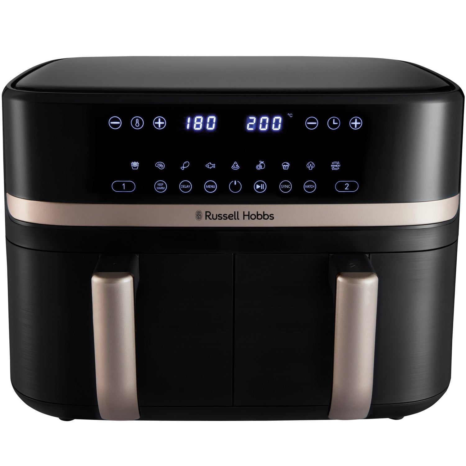 Russell Hobbs Airfryer ZT8680 - 56 Satisfry Dual Basket 8,5L 2100W - Scandikitchen